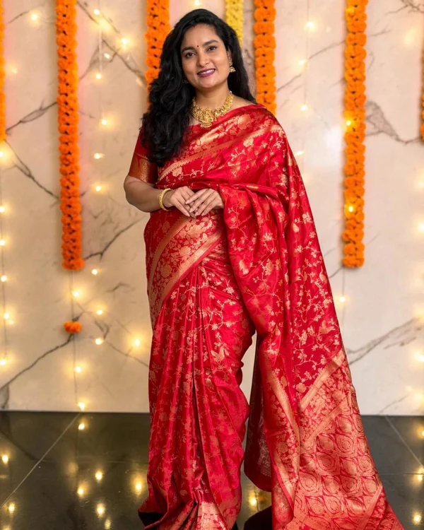 Viscose Saree (Self, Jaal Design)