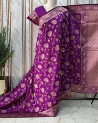 Semi Tussar (Jaal Pattern) thumbnail 2