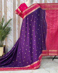 Semi Mysore Crepe (Buttas, Floral Drop Bentex) thumbnail 2