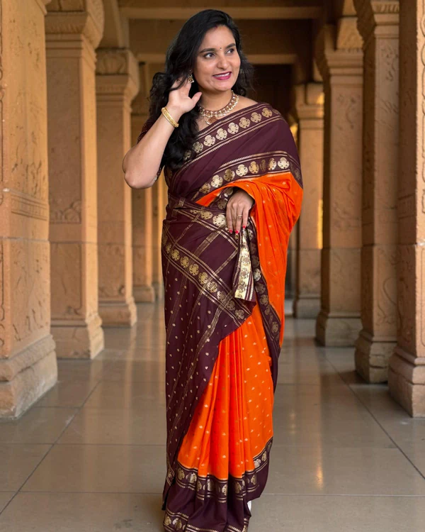 Semi Mysore Crepe (Big Gandabherunda Bentex)