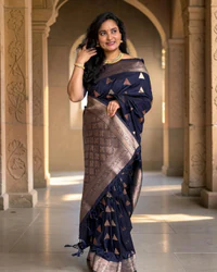 Dola saree (Triangle Motifs) thumbnail 2