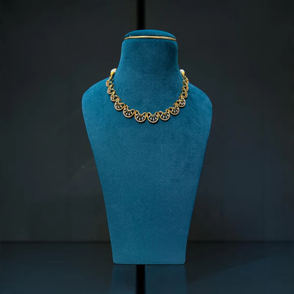 Necklace (Fancy, Crescent Moon Design)