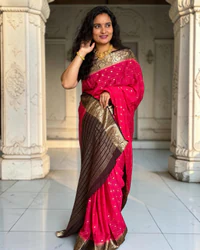 Chinnon Saree (Checks and Buttas) thumbnail 2