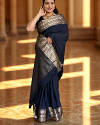 Semi Mysore Crepe (Self, Big Mango and Temple Border) thumbnail 2