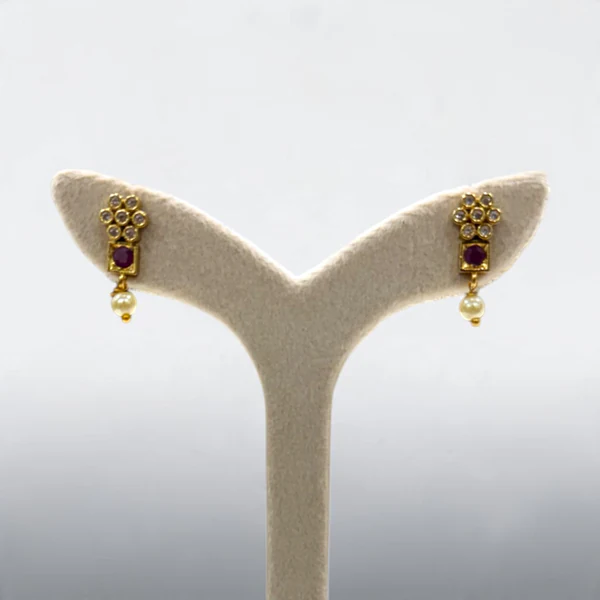 Necklace (Lotus Flower, Jadau Kundan Design)