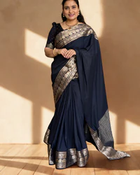 Semi Mysore Crepe (Self, Big Mango and Temple Border) thumbnail 1