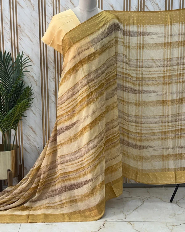 Georgette Saree (Shaded Design)
