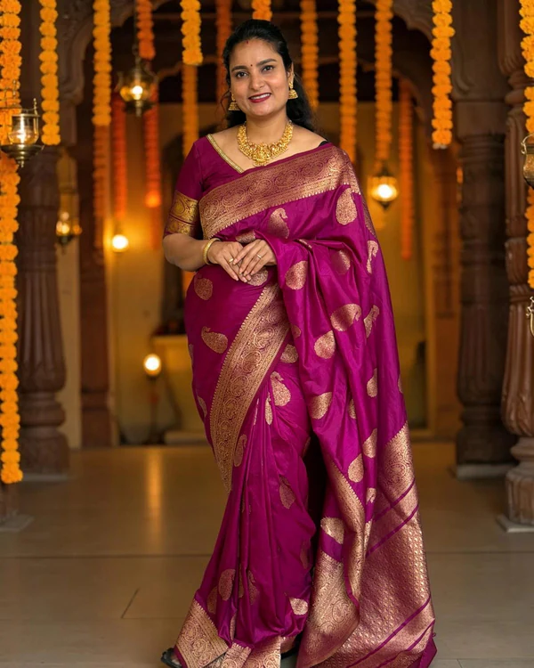 Soft Silk (Mango Motifs & Grand Pallu)