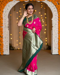 Embossed Crepe Georgette (Gandaberunda Motifs) thumbnail 2