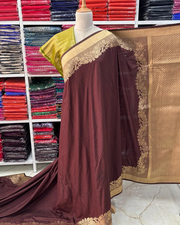 Mashru Silk (Floral Creeper)