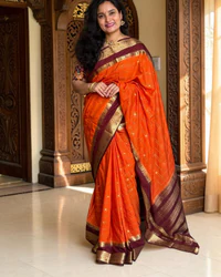 Semi Mysore Crepe (Mayuri, Chakra, & Mango Bentex) thumbnail 1