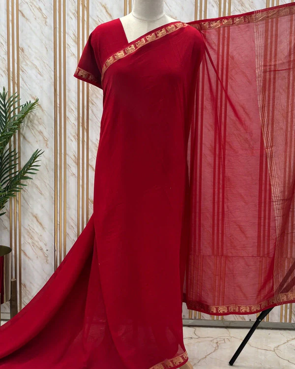 Georgette Chiffon (Marching Elephants)