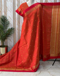 Tussar Saree (Open Border, Motifs) · Hema Style Studio