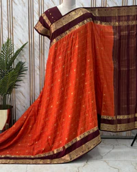Semi Mysore Crepe (Mayuri, Chakra, & Mango Bentex) thumbnail 3