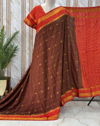 Semi Mysore Crepe (Big Checks with Motifs) thumbnail 3