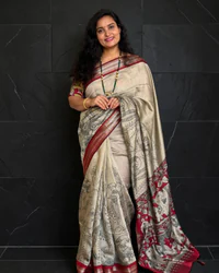 Soft Chanderi Cotton (Kalamkari Print) thumbnail 1
