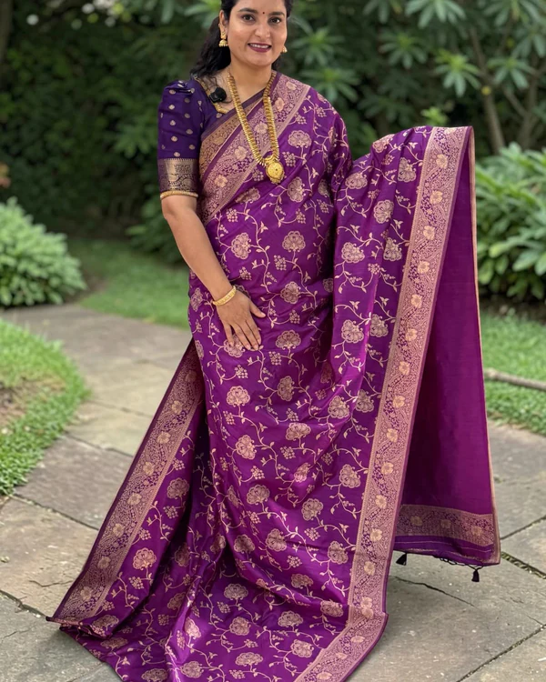 Semi Tussar (Jaal Pattern)