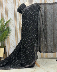 Designer Saree (Piping Work) thumbnail 3