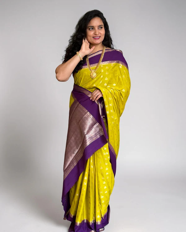 Semi Mysore Crepe (Premium, Mayuri Buttas & Bentex)